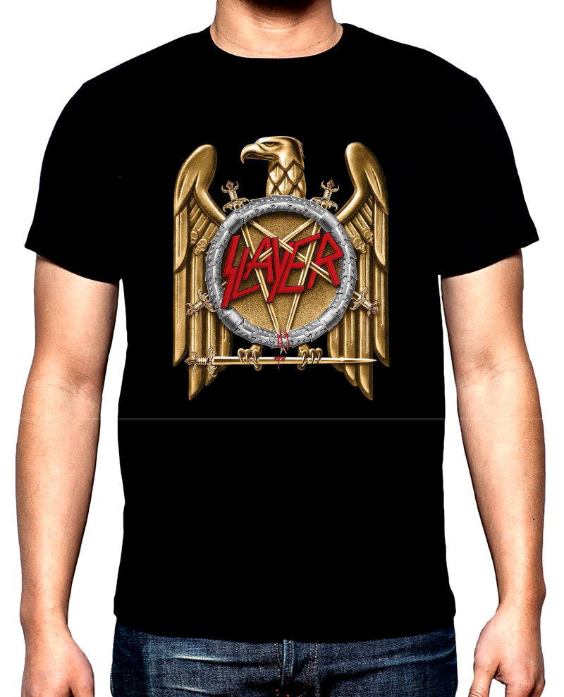 T-SHIRTS Slayer, Logo, men's t-shirt, 100% cotton, S to 5XL