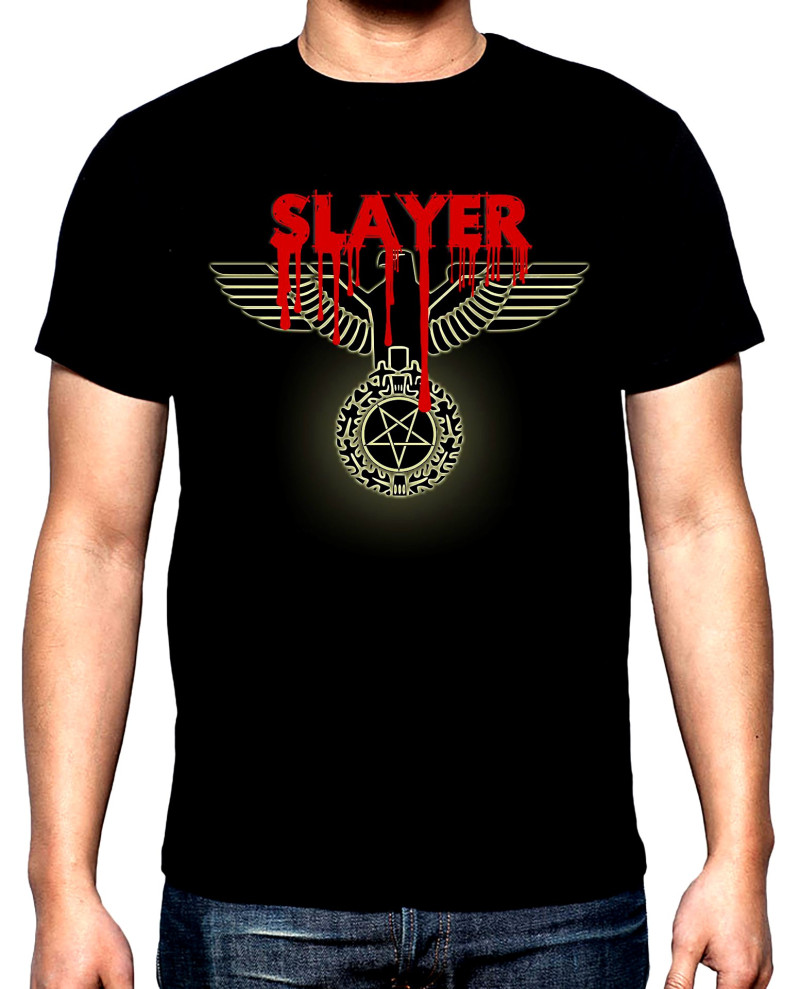 T-SHIRTS Slayer, men's  t-shirt, 100% cotton, S to 5XL