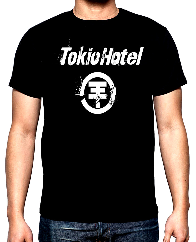 T-SHIRTS Tokio Hotel, Logo, men's t-shirt, 100% cotton, S to 5XL