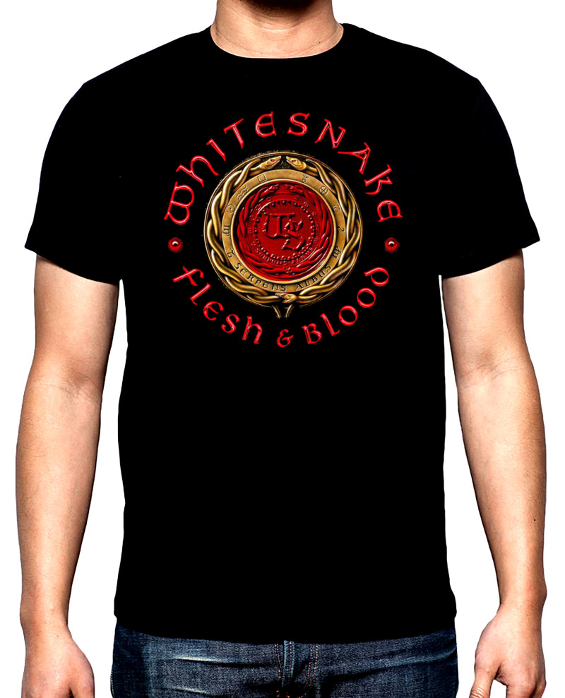 T-SHIRTS Whitesnake, 2, men's t-shirt, 100% cotton, S to 5XL