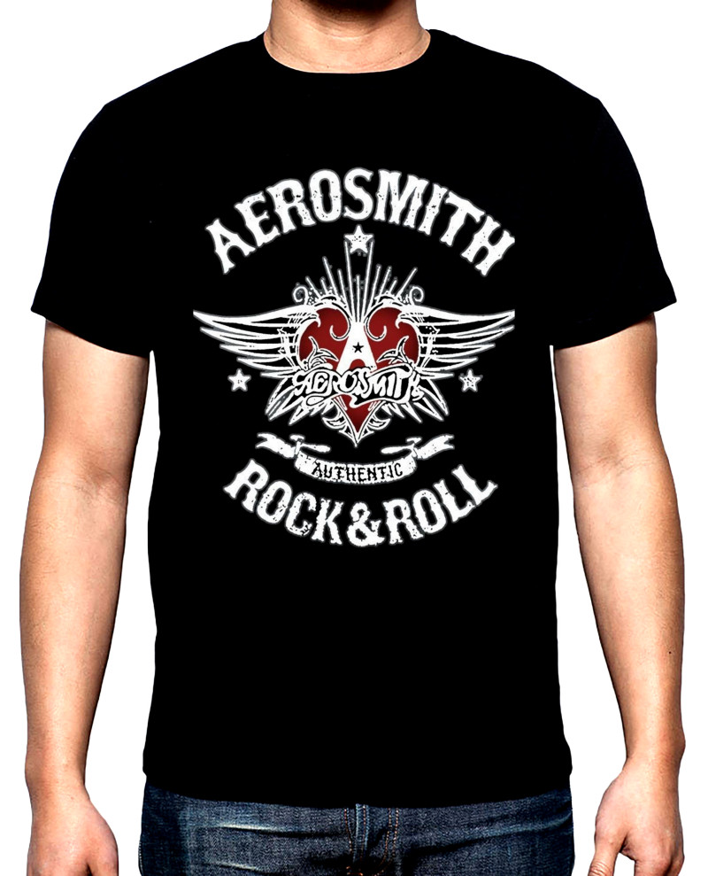 T-SHIRTS Aerosmith, Rock and roll, 2, men's t-shirt, 100% cotton, S to 5XL