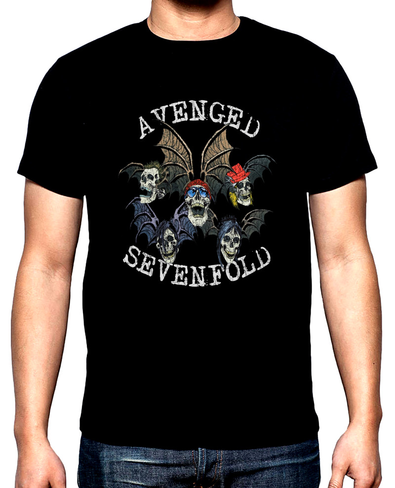 T-SHIRTS Avenged sevenfold, 1, men's t-shirt, 100% cotton, S to 5XL