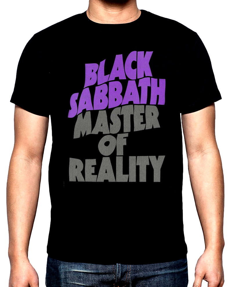 T-SHIRTS Black Sabbath, Master of reality, men's t-shirt, 100% cotton, S to 5XL
