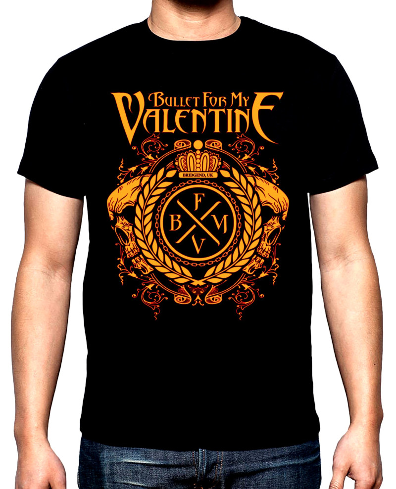 T-SHIRTS Bullet for my Valentine,B.F.M.V., men's  t-shirt, 100% cotton, S to 5XL