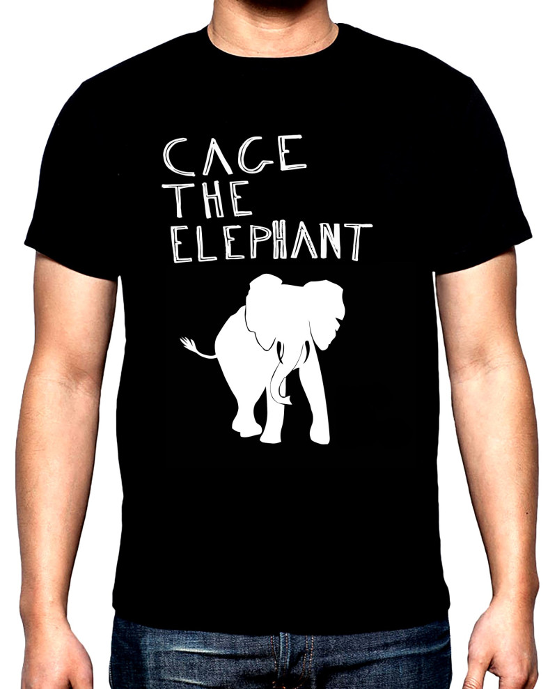 T-SHIRTS Cage the elephant, men's  t-shirt, 100% cotton, S to 5XL