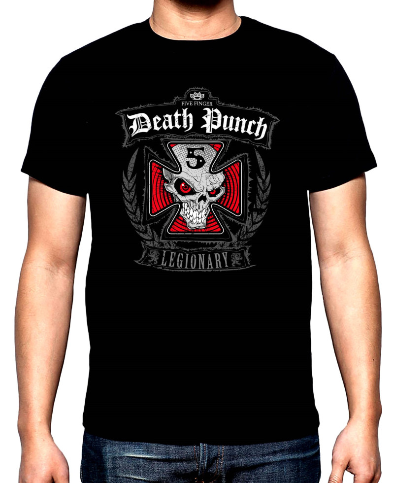 T-SHIRTS Five Finger Death Punch, Legionary, men's  t-shirt, 100% cotton, S to 5XL