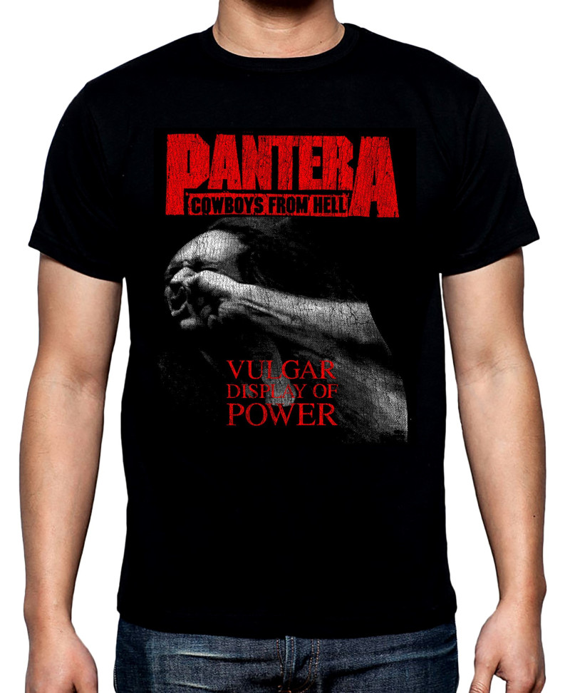 T-SHIRTS Pantera, Vulgar display of power, men's  t-shirt, 100% cotton, S to 5XL
